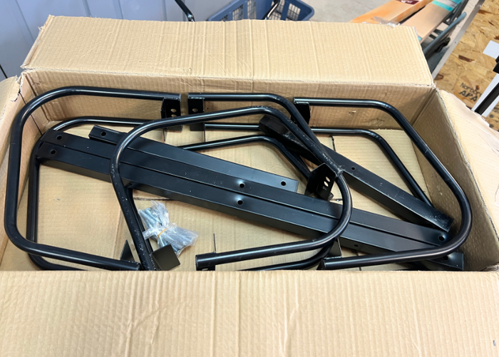 4-Bike Bicycle Floor Parking Rack Cycling Storage Stand