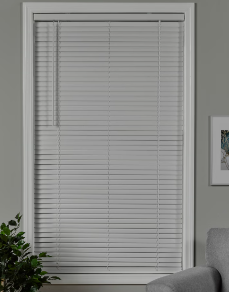 StyleWell 36 in. Cut to Width x 60 in. L , 1-3/8 in. Blind Slat W Room Darkening Cordless Vinyl Window Blinds