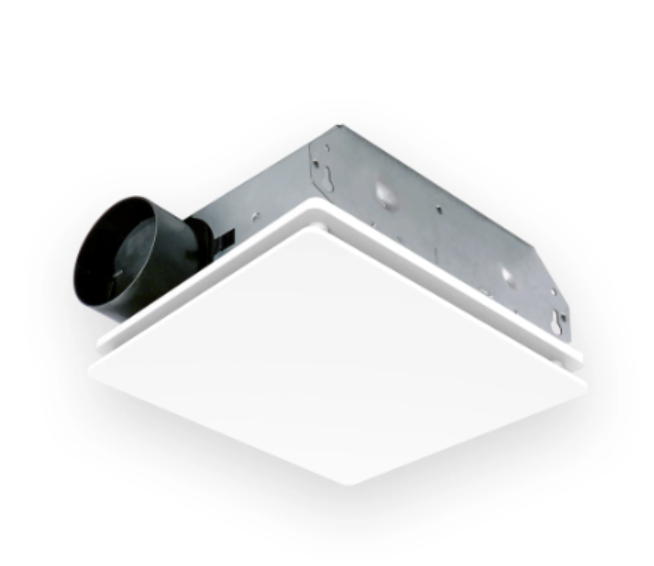 Bathroom Fan, Wall & Ceiling Mount Bathroom Exhaust Fan, White