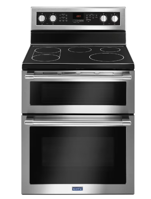 Maytag Double Oven Electric Range – Stainless Steel