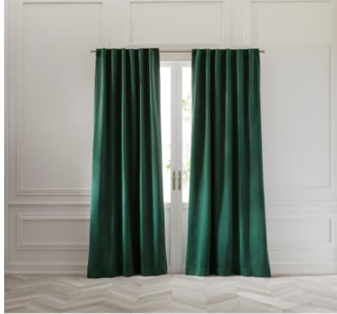 GlucksteinElements Velvet Drape in Dark Green