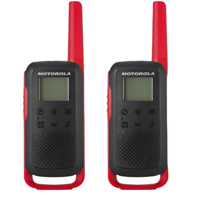 Motorola Talkabout 2-way Radios in Black&Red