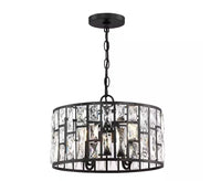 Bright House Lighting 4-Light Pendant in Black, 30686-HBT