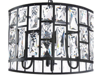 Bright House Lighting 4-Light Pendant in Black, 30686-HBT