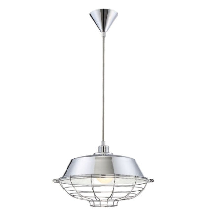 London Collection 1-Light Pendant in Chrome, 30012-011