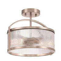 2-Light Semi-Flush Mount in Champagne Bronze 45450-HBT