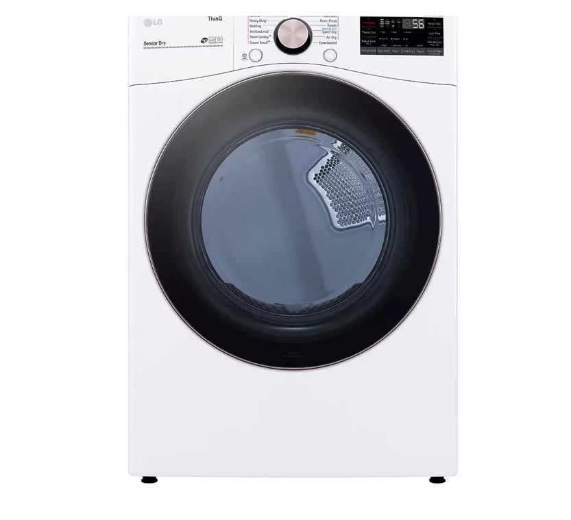 7.4 cu. ft. LG Gas Dryer (DLGX4001W) in White