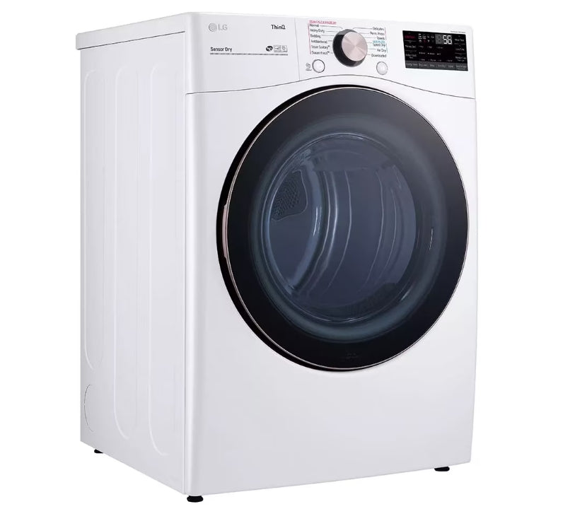 7.4 cu. ft. LG Gas Dryer (DLGX4001W) in White