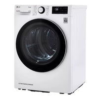 4.2 cu. ft. LG Compact Front Load Dryer (DLHC1455W) in White