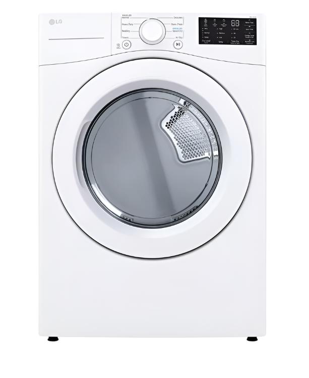 7.4 cu. ft. LG Electric Dryer (DLE3470W) in White