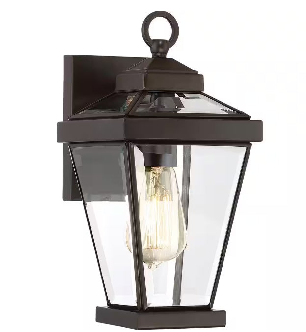 Ravine 1-Light Bronze Outdoor Wall Lantern Sconce RAV8406WT