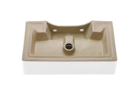 Swiss Madison 26-inch Claire Ceramic Wall Hung Sink in White