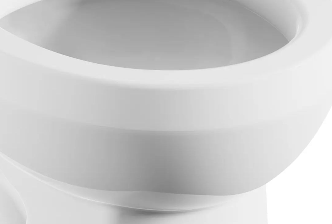 American Standard Evolution2 Round Front Toilet Bowl in White