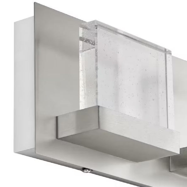 Alberson 5.1" H 4-Light Integrated LED Bathroom Vanity Light Bar in Brushed Nickel (28025-HBNS)