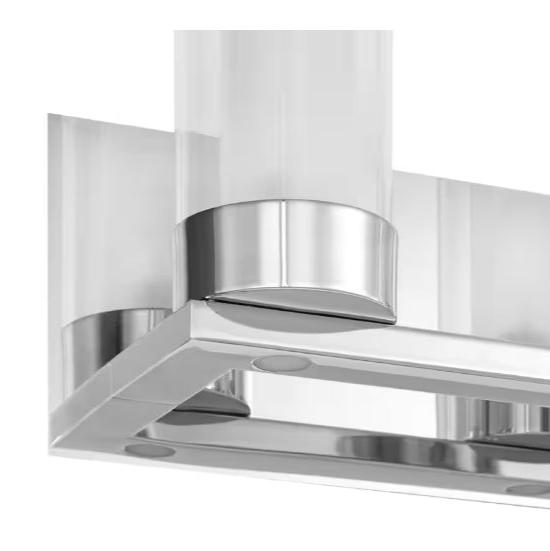 4-Light LED Bathroom Vanity Light in Chrome