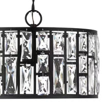 Home Decorators 4-Light Crystal Chandelier in Black