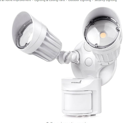 Hyperikon LED Security Light with Motion Sensor