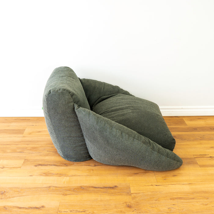 Slouching Floor Sofa- Grey