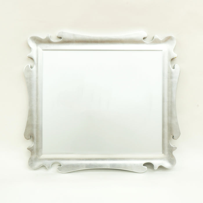 Decorative Accent Mirror - Silver Wave