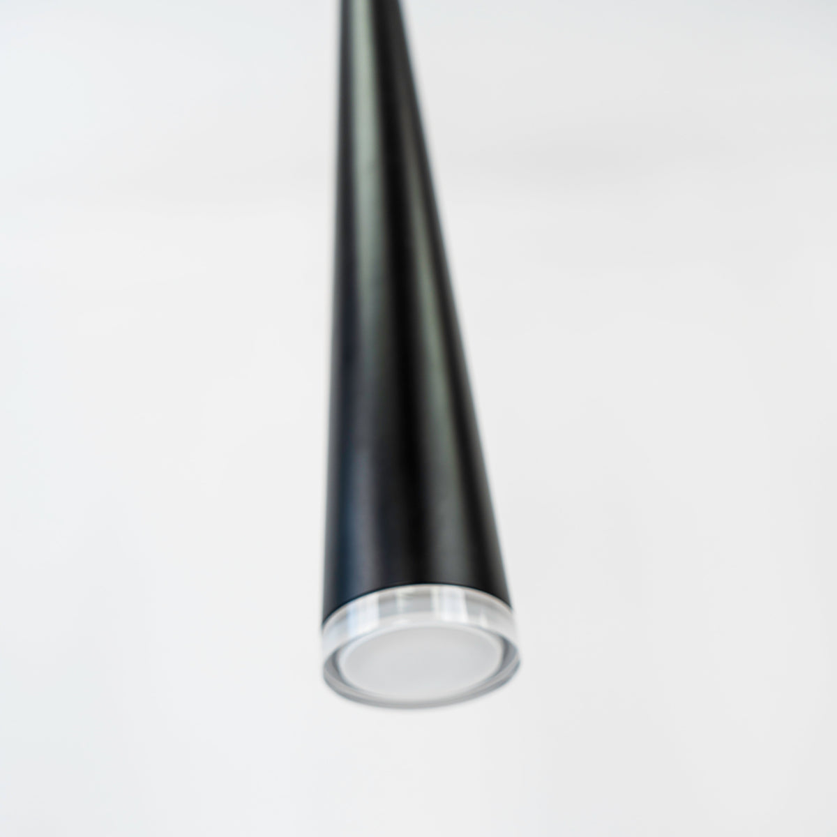 Sliver Collection 1-Light Black Large Pendant