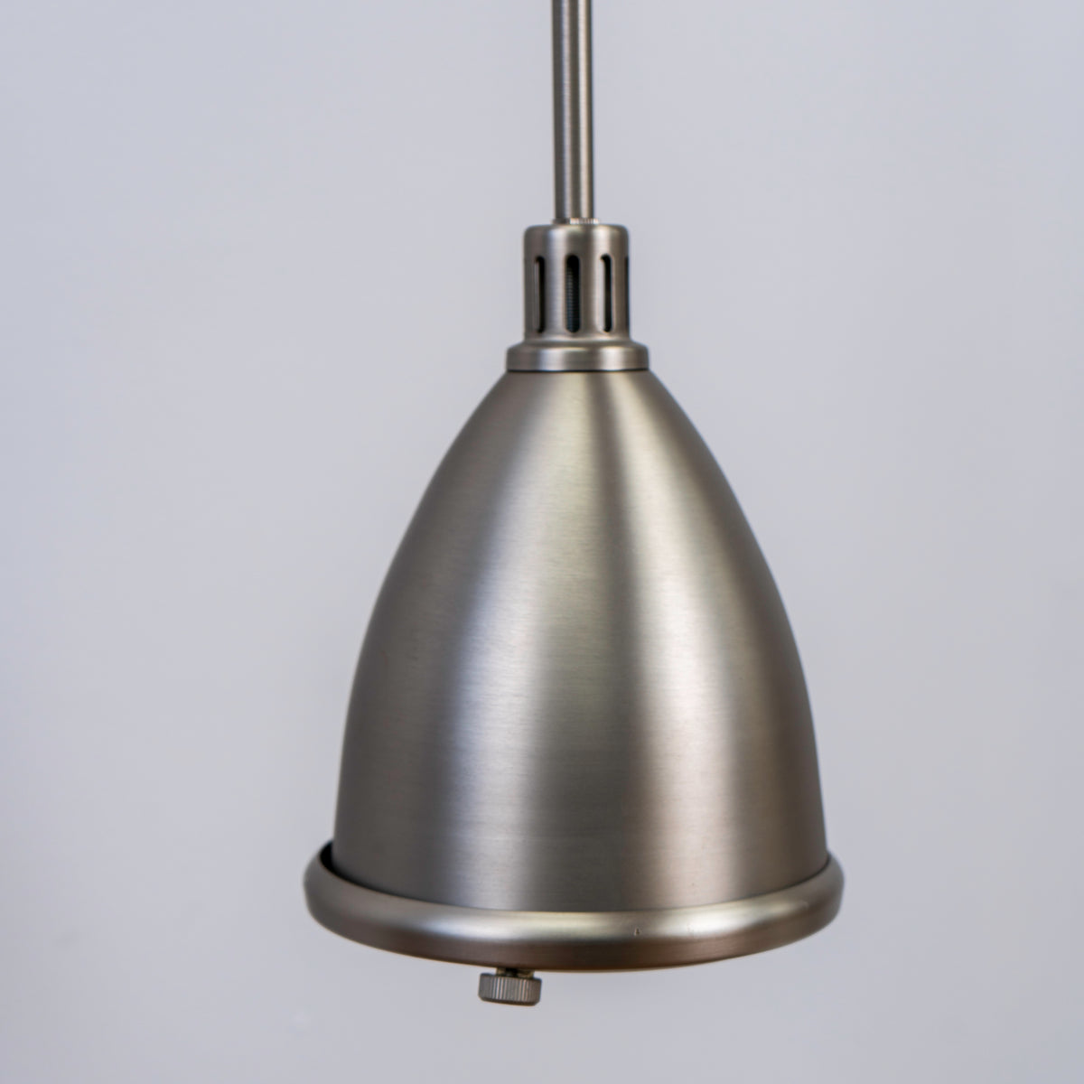 Crescent Pendant Light - Brushed Nickel