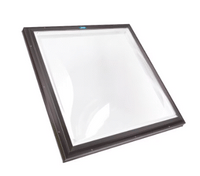 Double Glazed Clear 46.5" x 46.5" Acrylic Dome Skylight - Brown