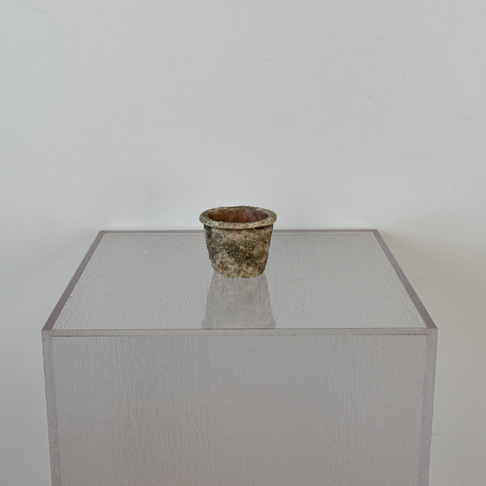 Small Brown and Ash Flower Pot