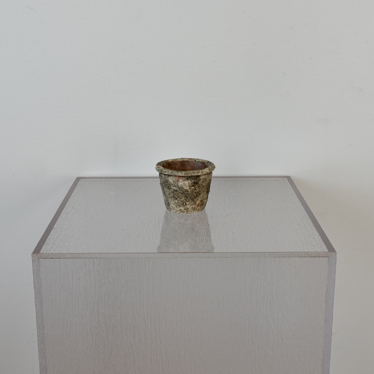 Small Brown and Ash Flower Pot