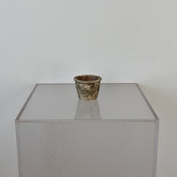 Small Brown and Ash Flower Pot