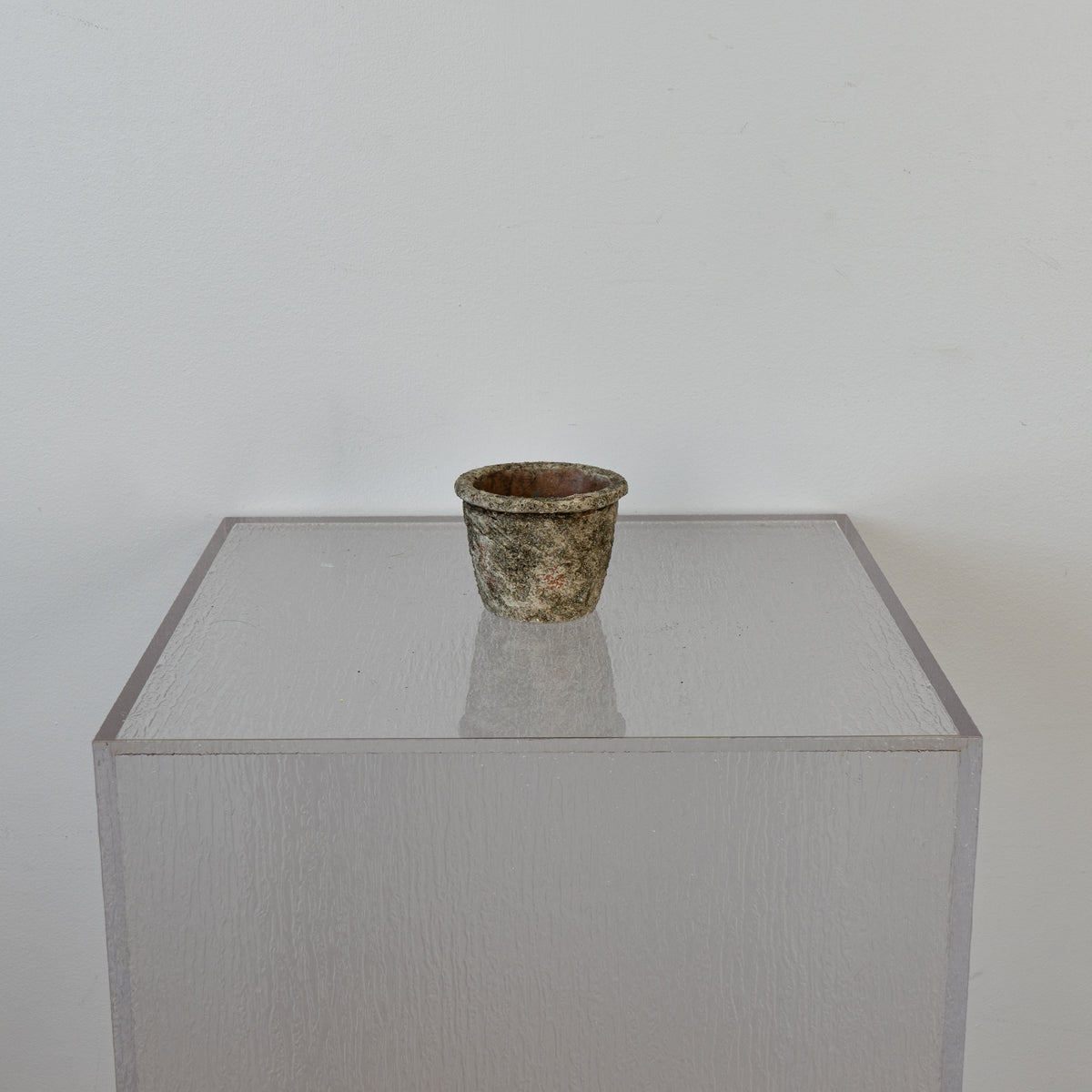 Small Brown and Ash Flower Pot