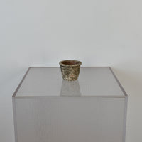 Small Brown and Ash Flower Pot