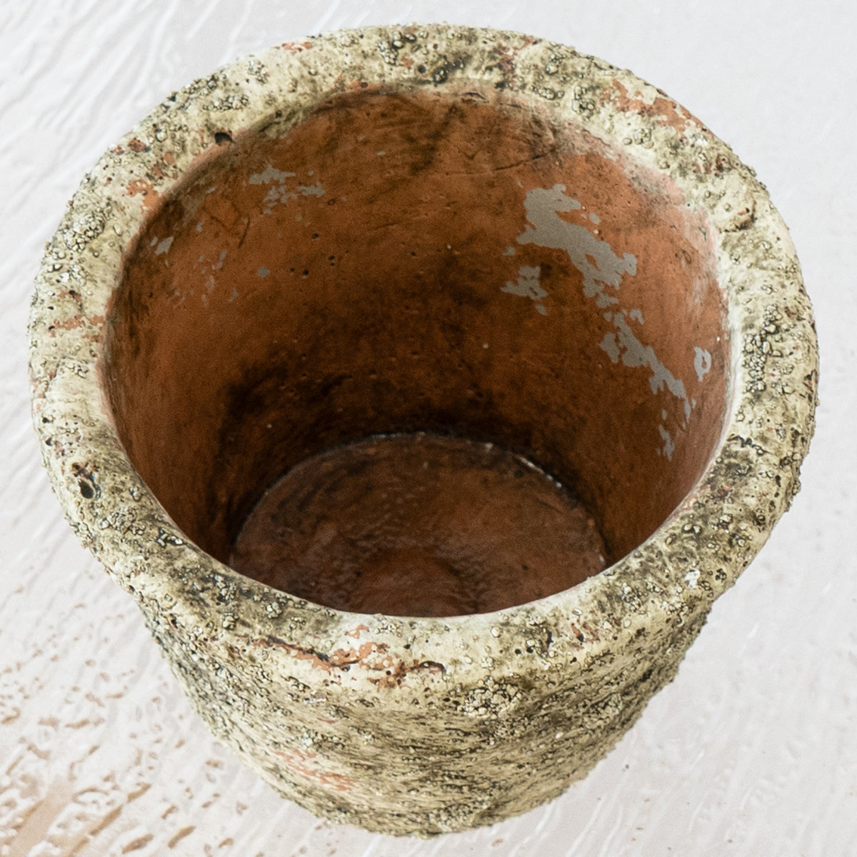 Small Brown and Ash Flower Pot