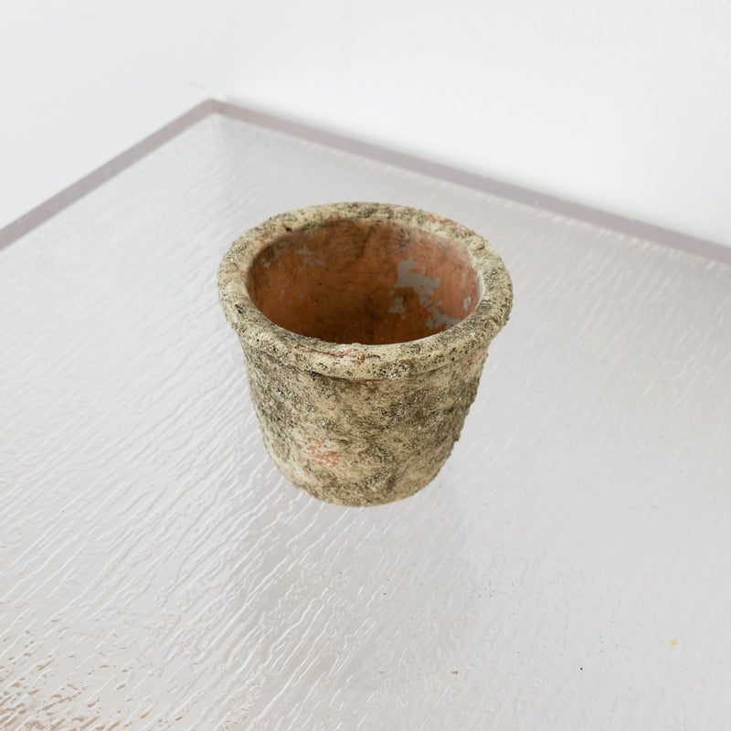 Small Brown and Ash Flower Pot