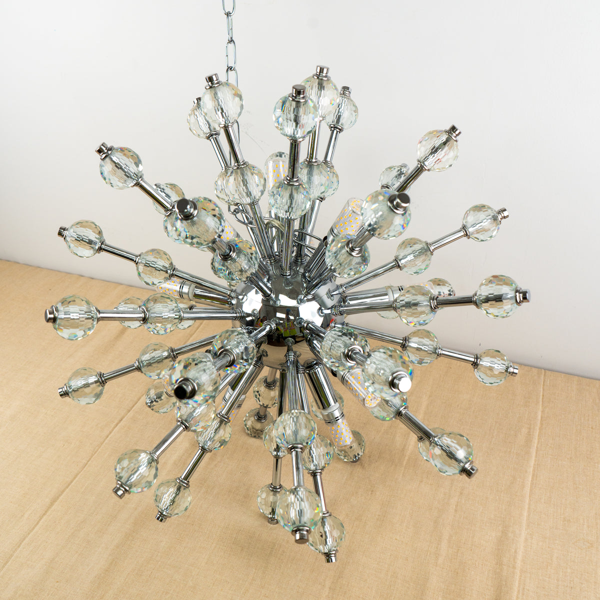 Sputnik Sphere Chandelier - 26" Dia ⌀