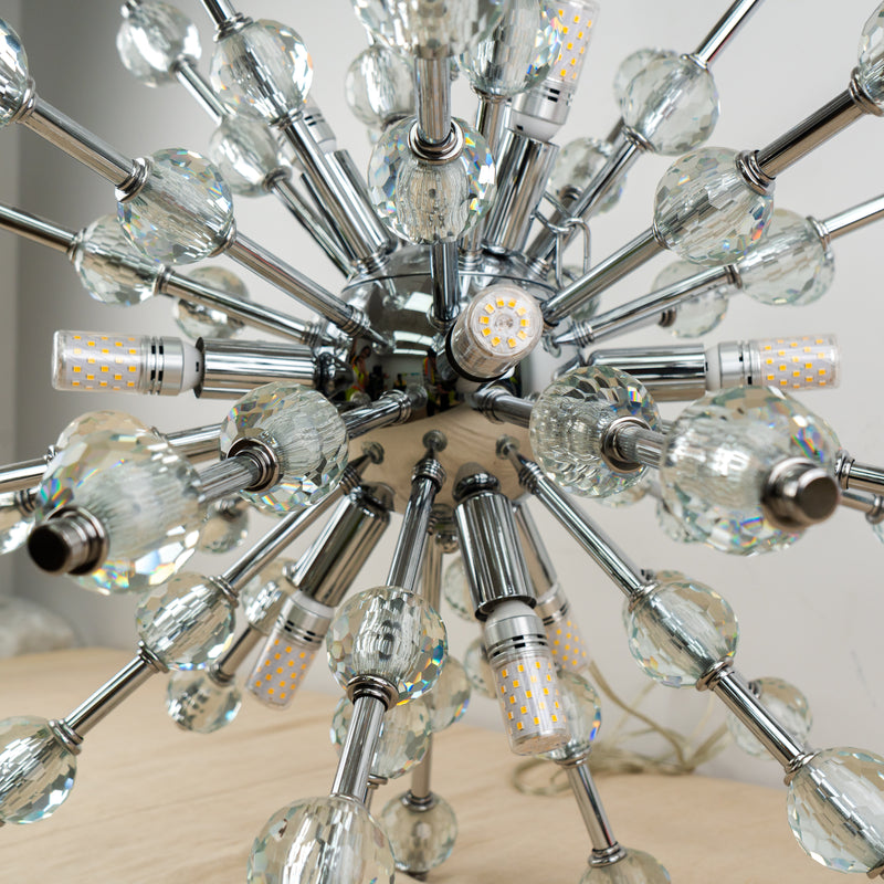 Sputnik Sphere Chandelier - 26" Dia ⌀