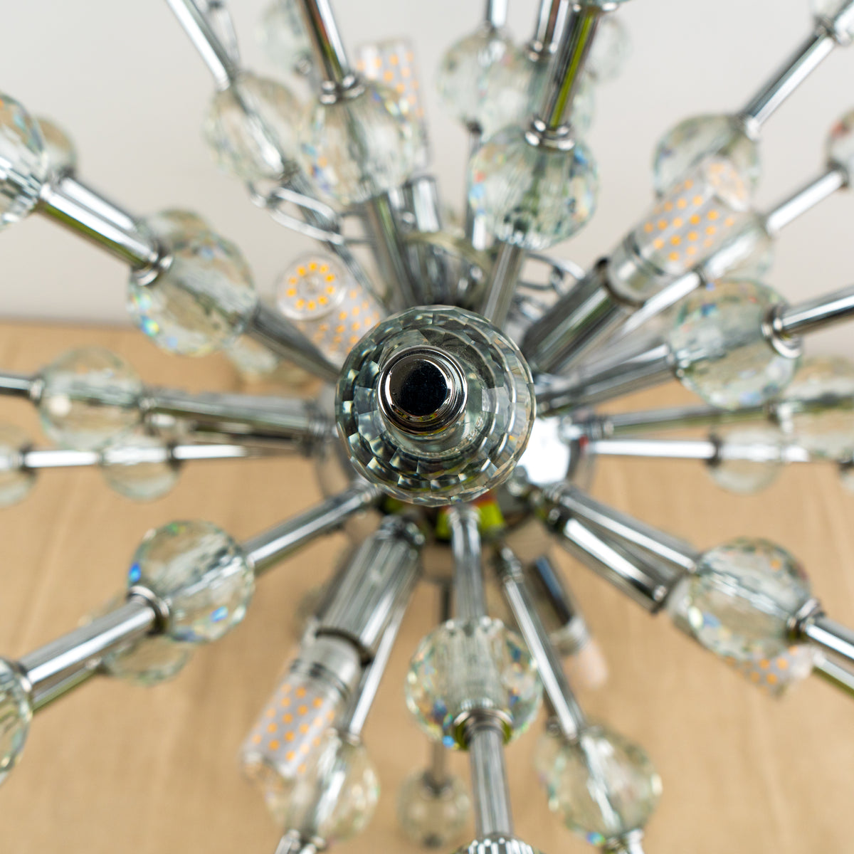 Sputnik Sphere Chandelier - 26" Dia ⌀