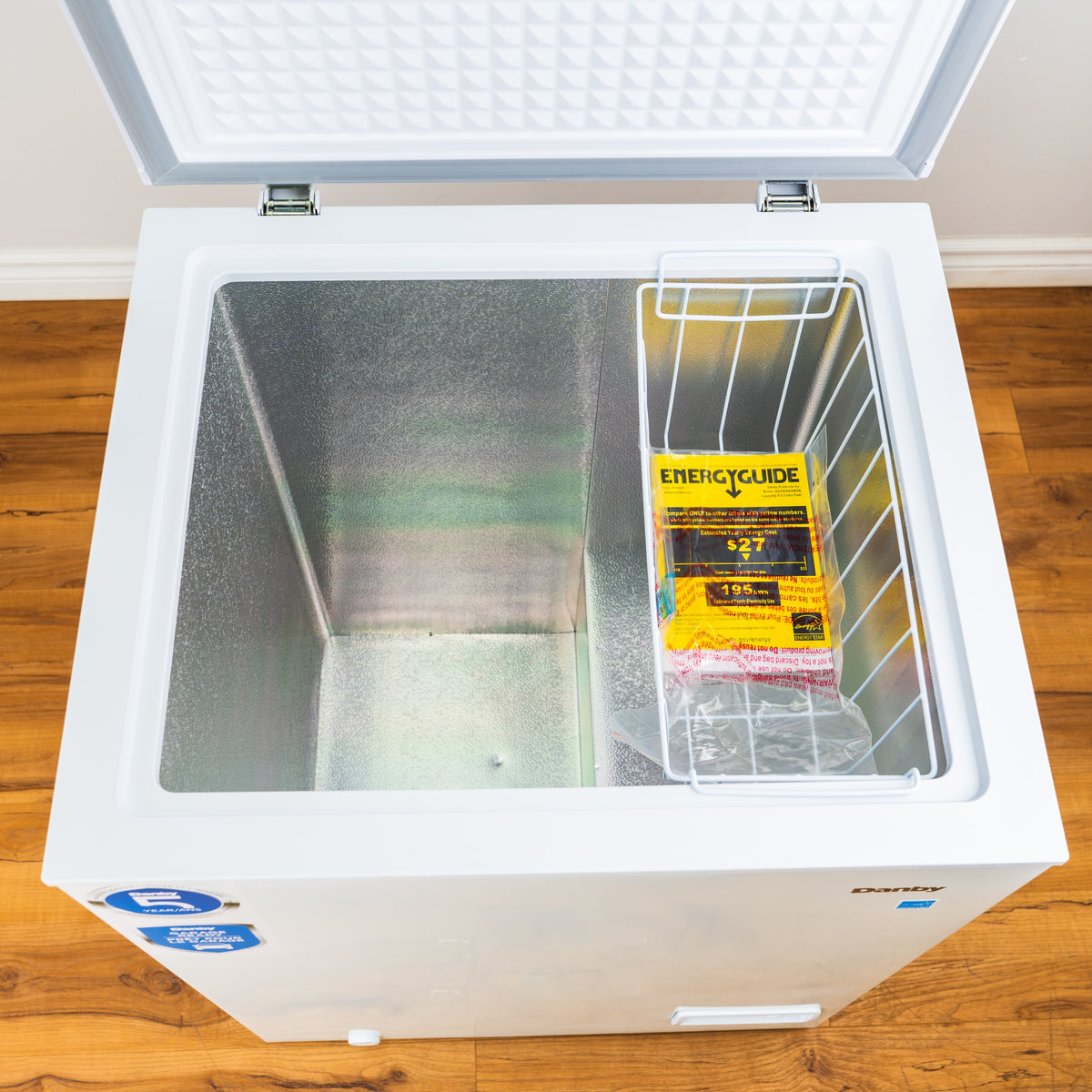 Square Chest Freezer - 5.0 Cu. Ft. - White