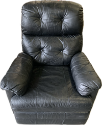 Black Leather Recliner