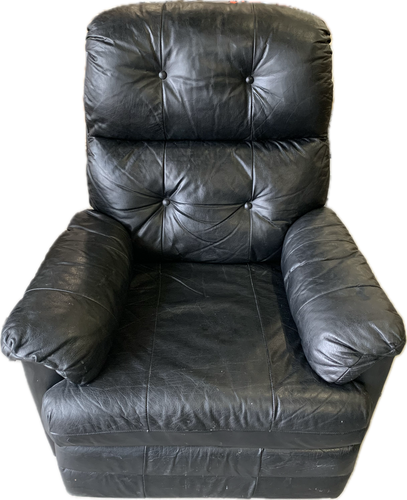 Black Leather Recliner