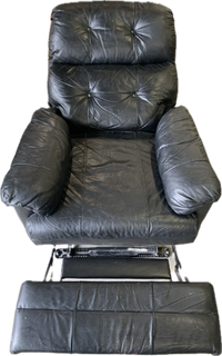 Black Leather Recliner