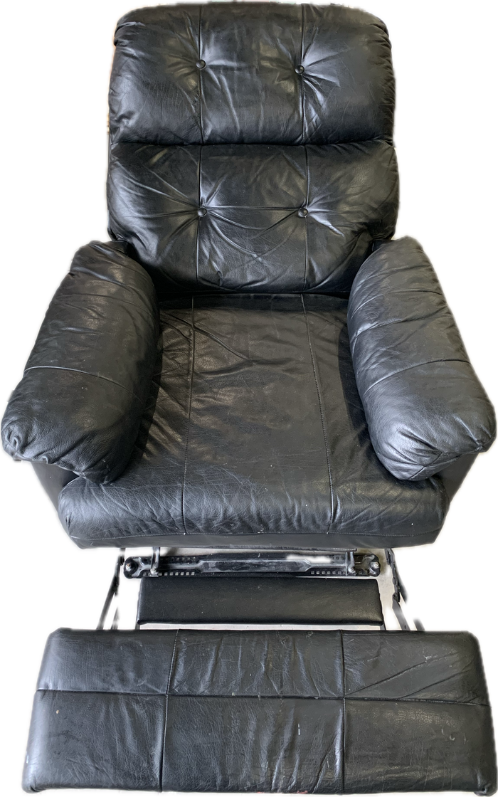 Black Leather Recliner