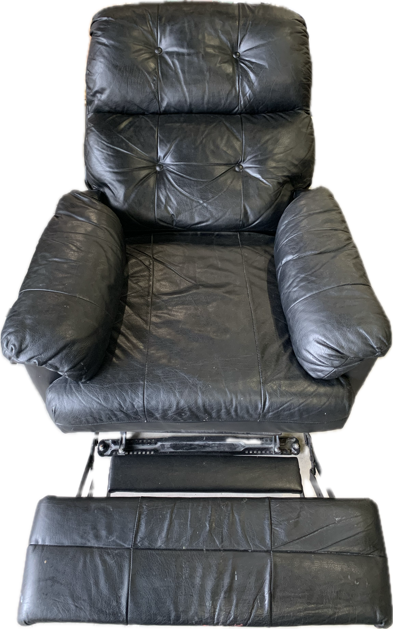 Black Leather Recliner