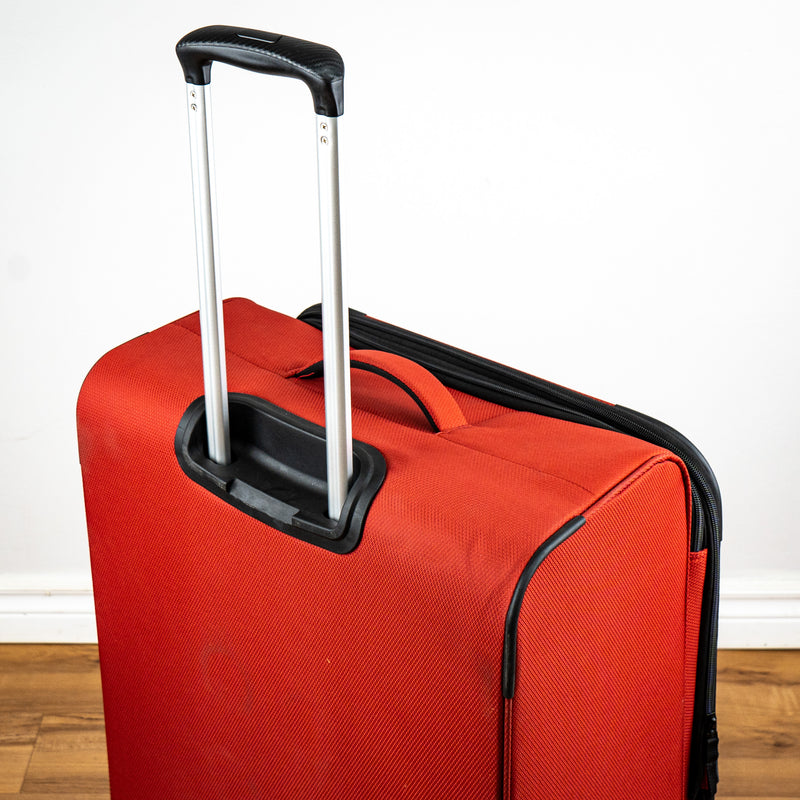 Swiss Alps Luggage Suitcase in Cherry Red, 30x18-inch