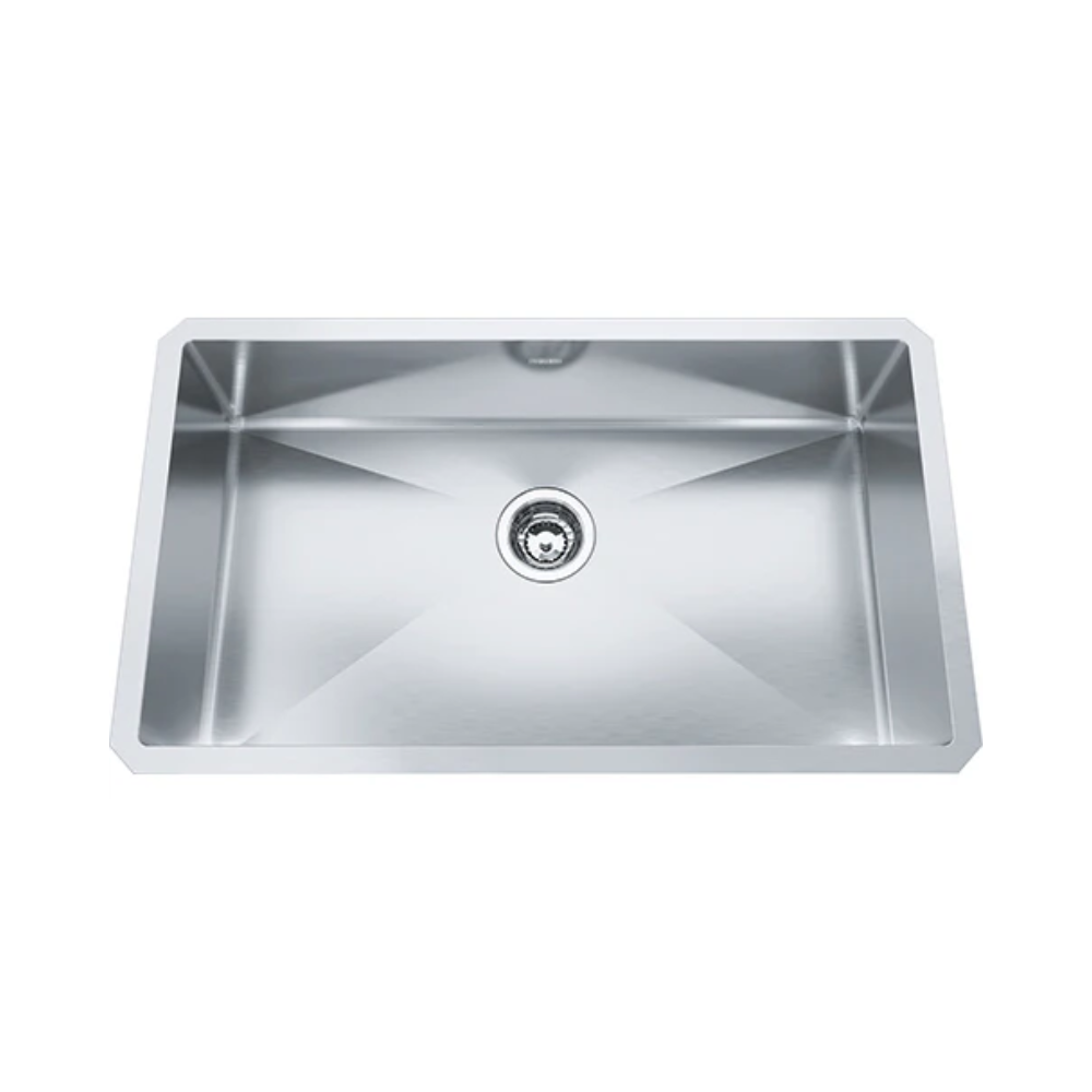 Franke Techna Single-Bowl Undermount Sink in Stainless Steel, 30.7x17.7-Inch – TCX110-29