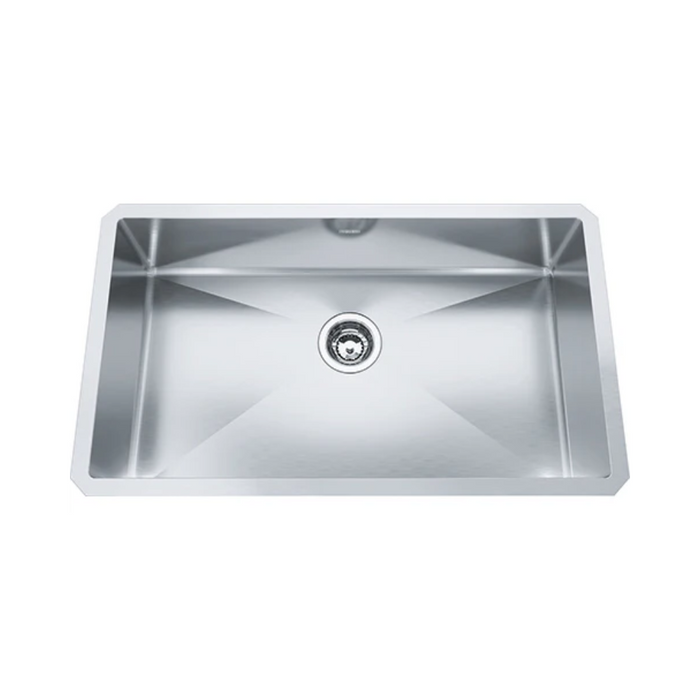 Franke Techna Single-Bowl Undermount Sink in Stainless Steel, 30.7x17.7-Inch – TCX110-29