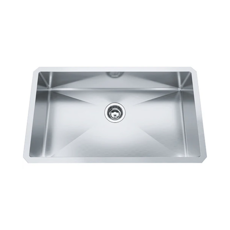 Franke Techna Single-Bowl Undermount Sink in Stainless Steel, 30.7x17.7-Inch – TCX110-29
