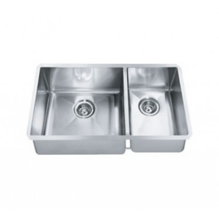 Franke Techna Combination Undermount Sink in Stainless Steel, 26x18-Inch – TCX160-24RH