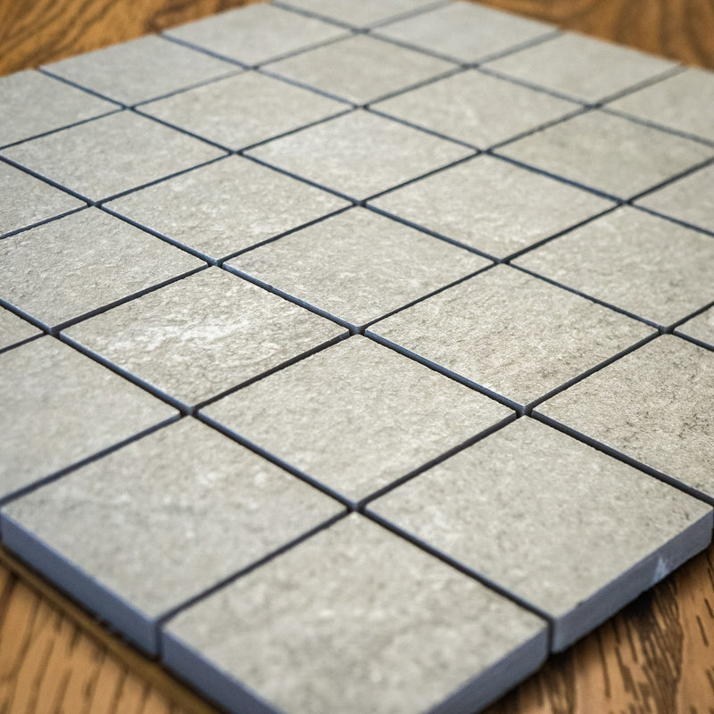 11.75x11.75-Inch Greige Mosaic Tile – 12 pcs box covering 12 sq ft