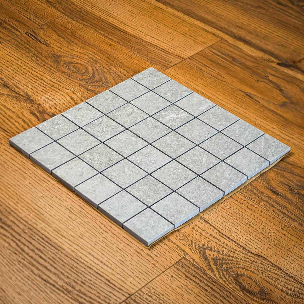 11.75x11.75-Inch Greige Mosaic Tile – 12 pcs box covering 12 sq ft