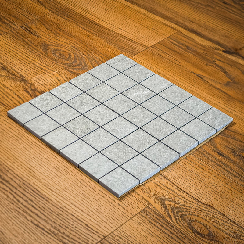 11.75x11.75-Inch Greige Mosaic Tile – 12 pcs box covering 12 sq ft